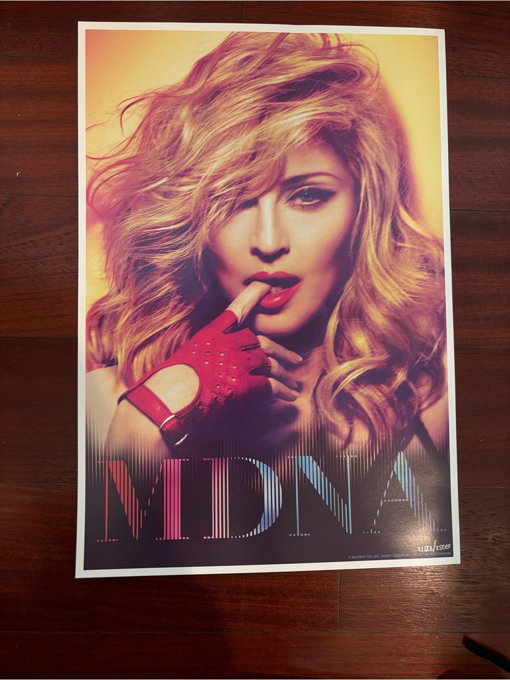2012 Limited Edition Madonna MDNA Poster